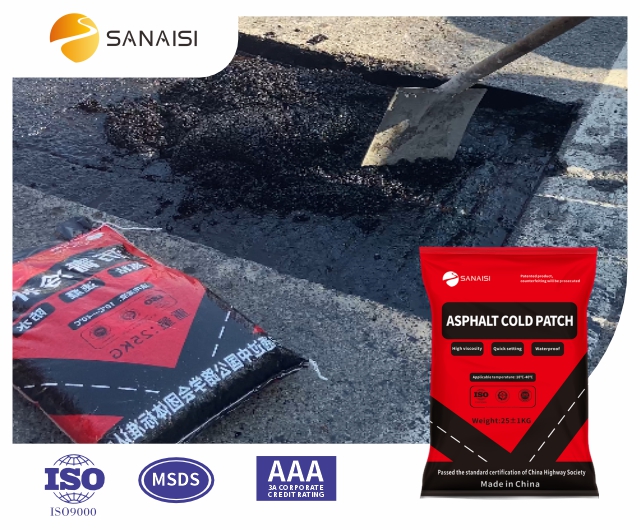 Asphalt cold patch material