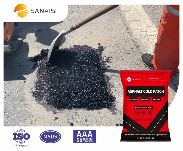 Asphalt cold patch material