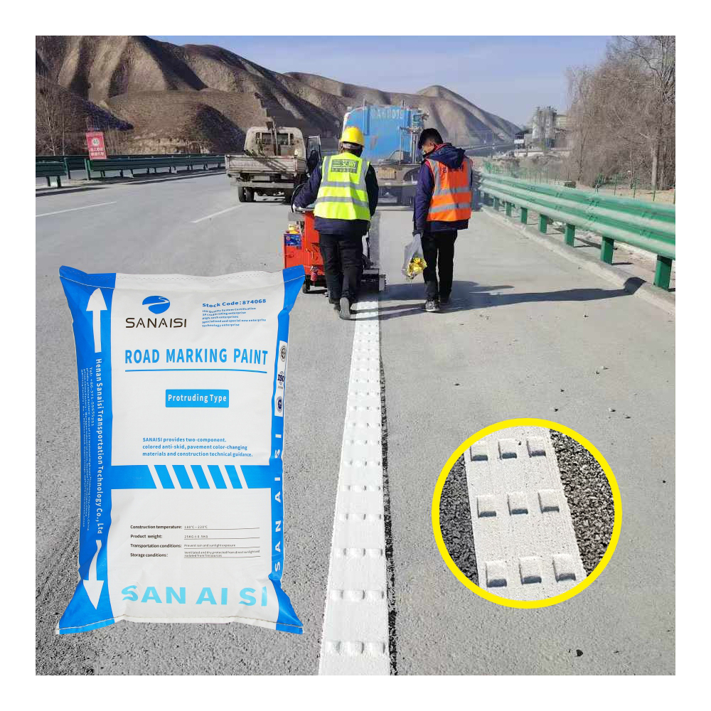 Convex Thermoplastic Road Marking Paints