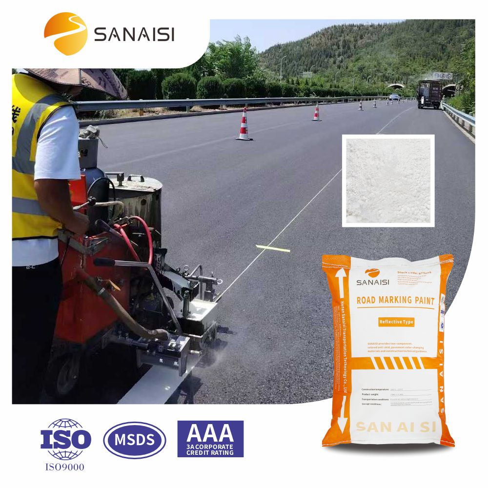 30% Premixed Glass Beads Line Marking Paints